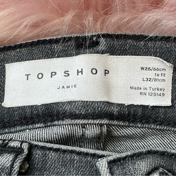 Ladies Topshop Black Jamie Jeans - Picture 2 of 11